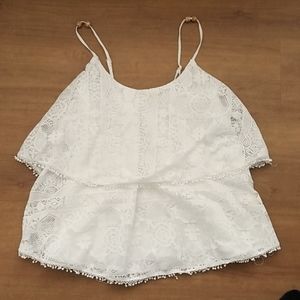 Francesca's Lace Summer Tank